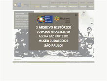 Tablet Screenshot of ahjb.org.br